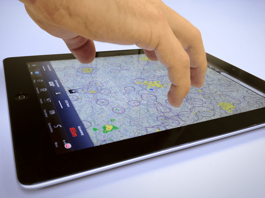 Multi-touch gestures on iPad