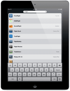 The iPad Spotlight Search feature allows you to quickly find and launch apps in seconds.