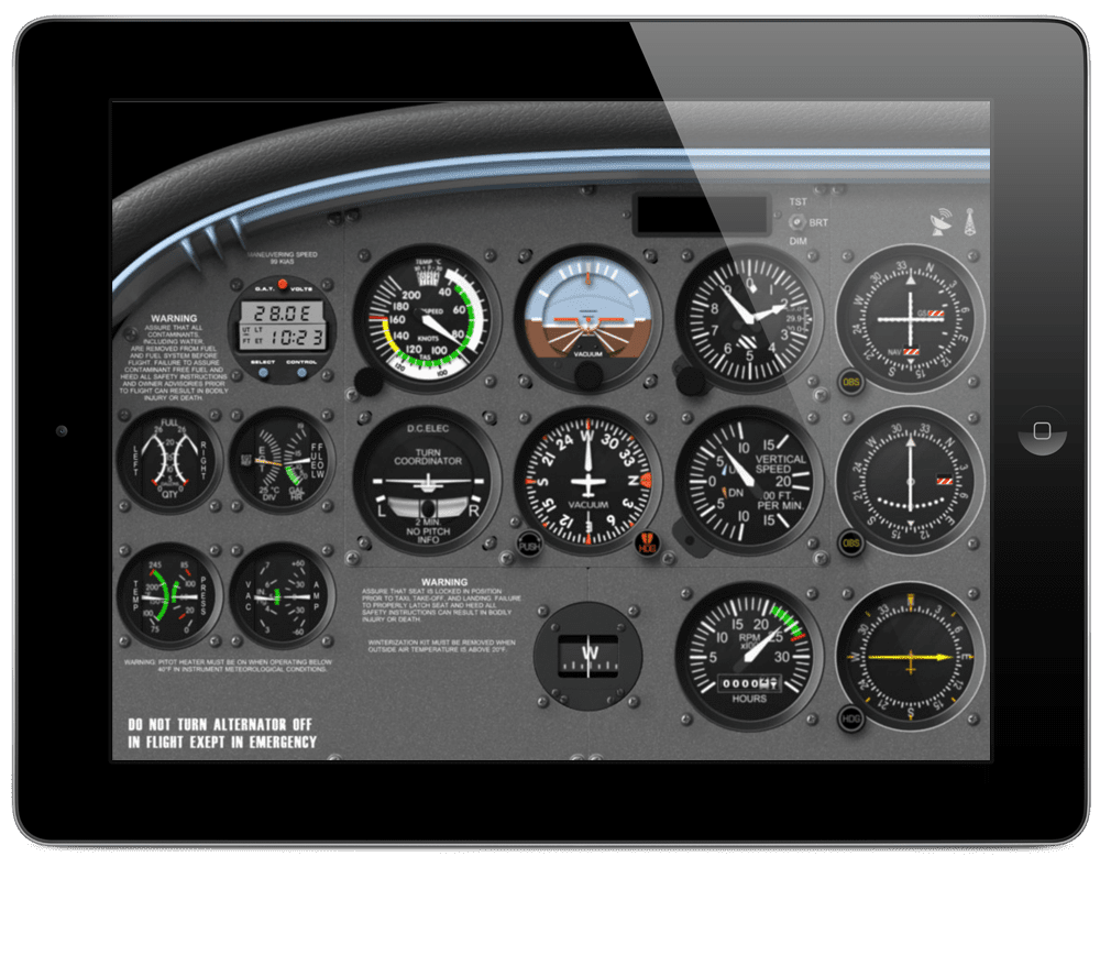 Flight Sim Instruments Monitor Display flight instruments on your iPad with X-Plane or Flight Sim X ...