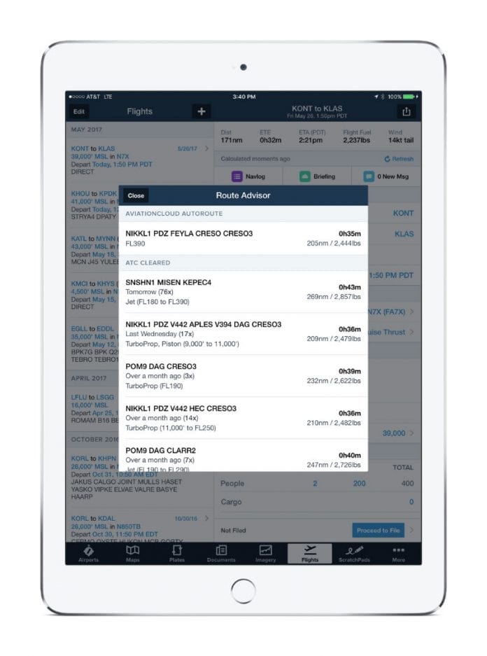 ForeFlight introduces turbine flight planning tools with version 9.1 ...