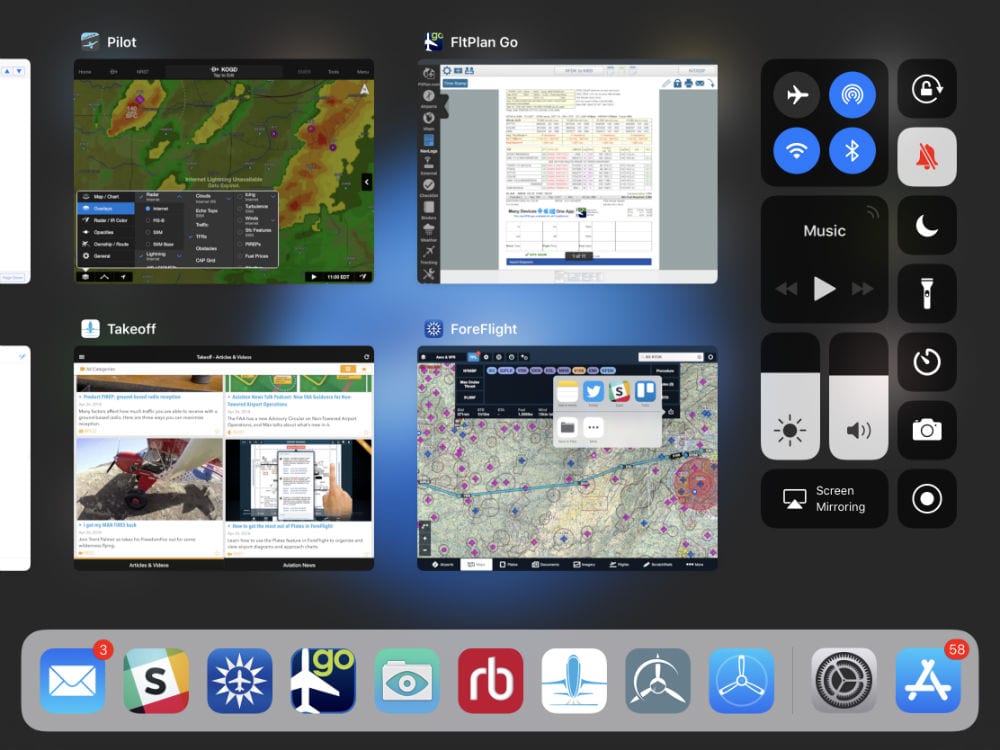 2. What is one way to extend the life of your iPad battery during a flight if no charging sources are available?