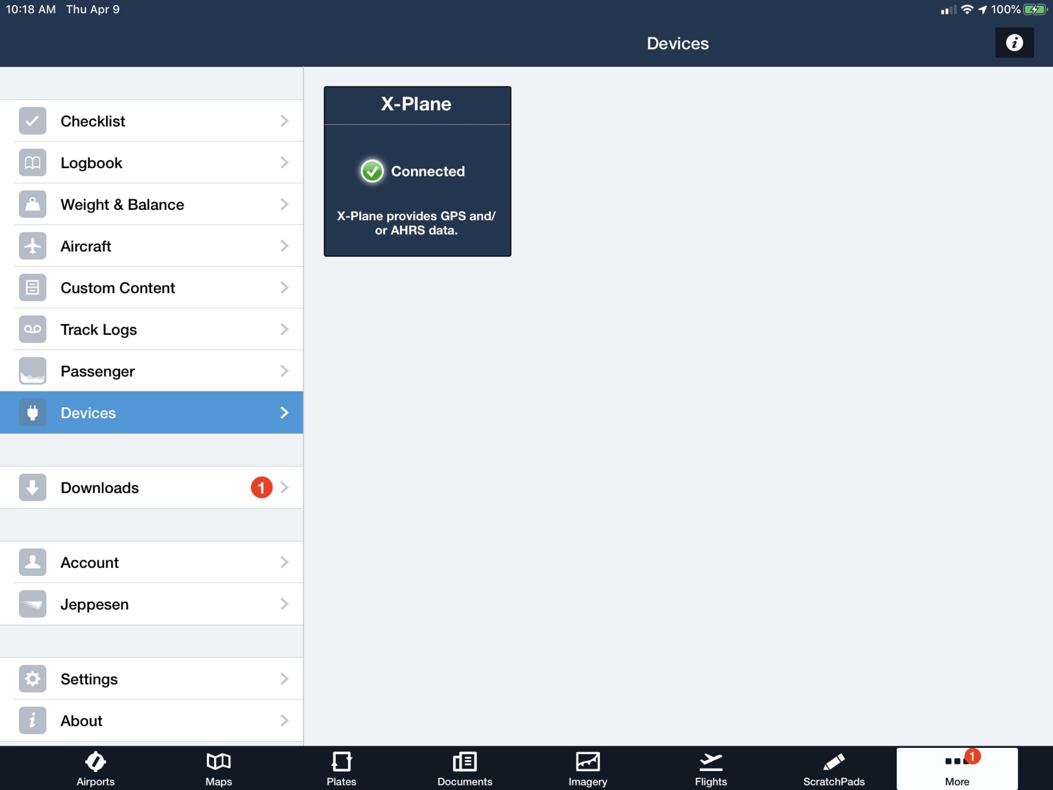 Tips for using aviation apps with home flight simulators : iPad Pilot News