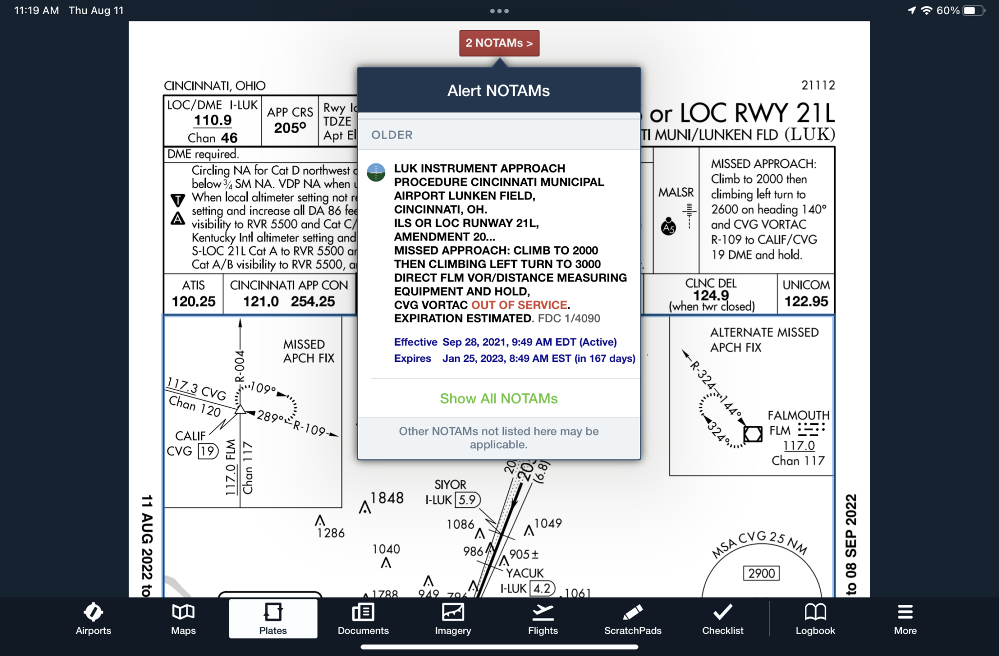 Understanding Notams How to find NOTAMs in ForeFlight and Garmin Pilot