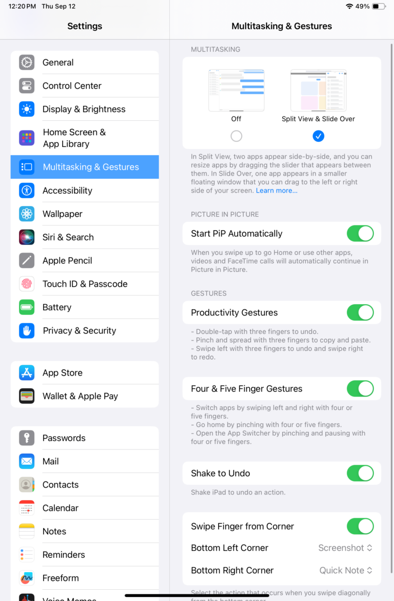 iOS screen gestures: how to navigate your iPad faster : iPad Pilot News