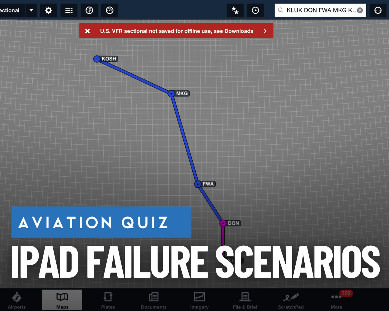 Pilot Quiz: Your iPad just quit on you in flight, now what? : iPad ...