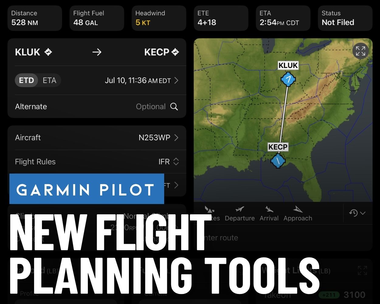 Garmin Pilot app simplifies flight planning for pilots : iPad Pilot News