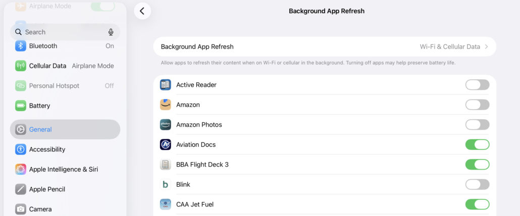 app refresh
