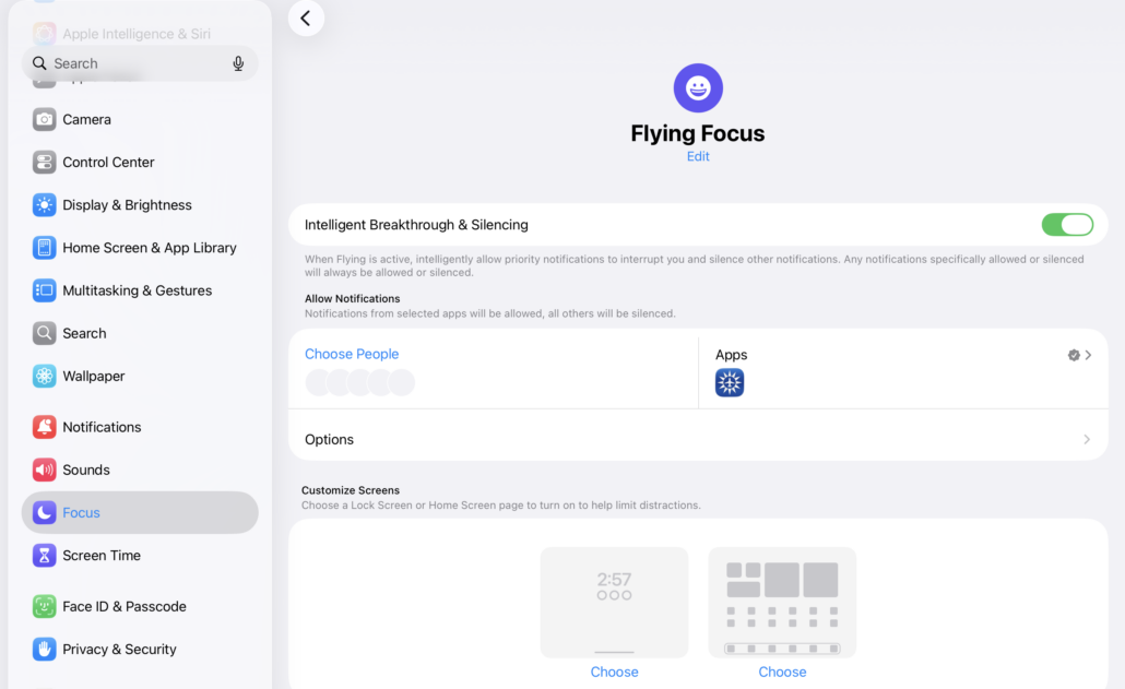 flying focus